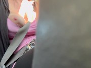 Artemisia Love Sexy Car Ride Big tits Flashing Spy on her OF@ArtemisiaLove101 11/16
