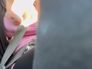 Artemisia Love Sexy Car Ride Big tits Flashing Spy on her OF@ArtemisiaLove101 12/16
