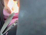 Artemisia Love Sexy Car Ride Big tits Flashing Spy on her OF@ArtemisiaLove101 13/16