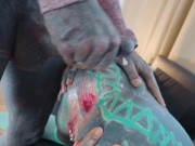 Ink model Anuskatzz cuckold anal big gapes prolapse gangbang bbc interracial rough sex creampie pov 11/16