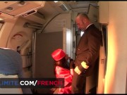 The pilot sodomizes the big boobs air hostess 8/16