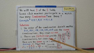 How many Combinations are there.[JapanMath](job)