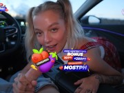 No Cash? I've Got a Mouth: Student Offers a Blowjob to the Driver 4/16