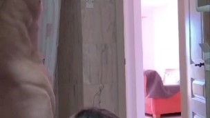 I CAUGHT HIM WANKING! MADE ME SO HORNY I NEED TO FEEL HIS BIG COCK IN MY MOUTH!