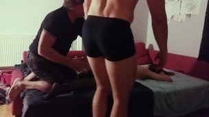 MMF Threesome With Massage - PART 1