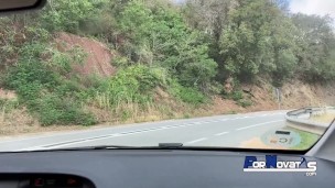 PORNOVATAS - Colombian Babe 21 years fucking car with Victor Bloom