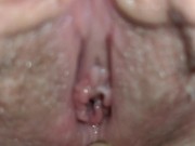 Pussy spreading extreme close up