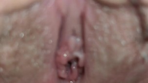 Pussy spreading extreme close up