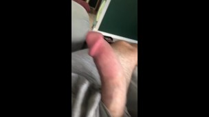 Jerking off my BWC in the living room hoping no family members walk in on me