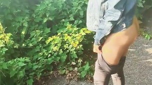 I TOOK MY WIFE TO THE PARK public couple