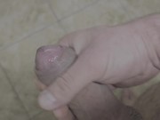 Milking my creamy cock for you