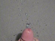 Tattooed Stud Blows Fat Load All Over The Blanket 16/16