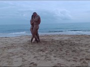 Naked Lovers Dance & Kiss on Beach – Hot Summer Passion 7/16