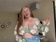 big boobs youtuber bra vs no bra compilation - G-CUPS in a shirt 8/16