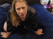 Big Ass Blonde Fucking Dildo from Behind - Screenshot 1 of 16 - HD