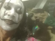 Getting naked and fucked in a field by I guy met at a Halloween party!