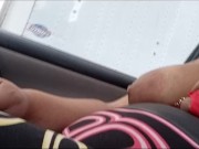 Flashing my big tits on the freeway 8/16