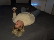 Selbstbefriedigung porno schauen multiple Orgasmen zittern stöhnen Klitoris feuchte Muschi sex 14/16