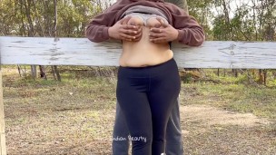 Sexy Indian Couple Making Love in Outdoor - Desi Public Romance - Risky Sex