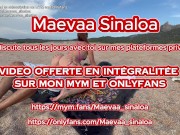 REAL AMATEUR - I fuck my best friend on a public beach and creampie her pussy 15/16