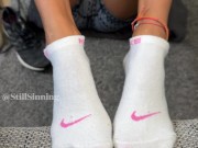 Sweaty Workouts are for Hot Sockjobs 😈 - Screenshot 7 of 16 - Foot Fetish