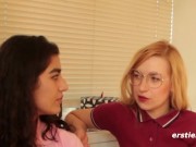 Ersties - Sexy German Babes Have Hardcore Lesbian Sex With a Blindfold 7/16