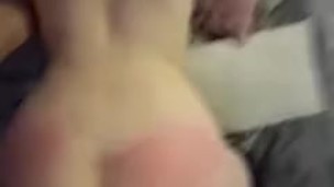 All ass red by spanking