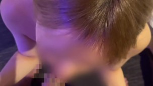 【個人撮影】現役金髪女子〇生の濃厚ねっとりフェラ…♡