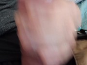 Stroking my Big Oiled up Cock 15/16