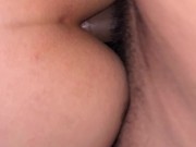 Muchachita apenas legal descarga de leche en sus nalgas virgenes 8/16