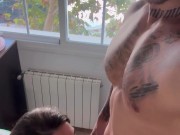 I Suck His FAT COCK😈 After Gym