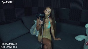 INTENSE EAR EATING ASMR - Lingerie Ear Eating With Zya ASMR!