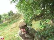 FAKEhub - public flashing pervert gets more pussy than he dreamed when he meets hot and horny Ebony babe 1/16