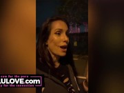 Babe records selfies at her first Halloween Horror Night HHN night at Universal Studios w/ cosplay costume makeup - Lelu Love 10/16