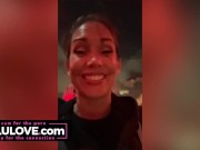 Babe records selfies at her first Halloween Horror Night HHN night at Universal Studios w/ cosplay costume makeup - Lelu Love 11/16