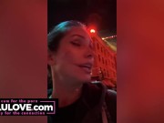 Babe records selfies at her first Halloween Horror Night HHN night at Universal Studios w/ cosplay costume makeup - Lelu Love 12/16