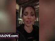 Babe records selfies at her first Halloween Horror Night HHN night at Universal Studios w/ cosplay costume makeup - Lelu Love 8/16