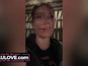 Babe records selfies at her first Halloween Horror Night HHN night at Universal Studios w/ cosplay costume makeup - Lelu Love 9/16