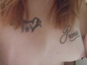 Daddy gave his slut a dirty fuck before her shower. What a good slut. 16/16