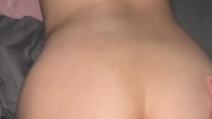 Take this condom off and cum inside my pussy daddy - Horny stepdaughter