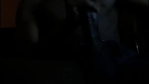 Black Twink Slowly Strokes Cock To Intense Orgasm