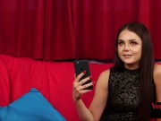 Classy British voyeur babe teases wanker 7/16