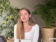 Ersties - Hot Brunette Babe Plays With Her Perfect Pussy 9/16