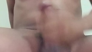 Tenía mucha leche q me hacía doler las bolas🥒💦🤤