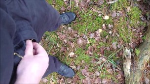 Pissing in the forest
