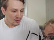 MATURE4K. Mature blonde was so lonely and her neighbour with a big cock came to fuck her 6/16