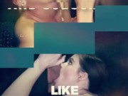 Blonde Sweet Sophia First Gloryhole Blowbang Scene 15/16