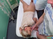 Fake Hospital - Can a sexy nurse help a sexually frustrated couple in bed 16/16