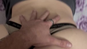 The mature woman likes it when I fuck her in the ass