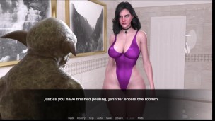 BREED PART 3. goblin fucks busty milf